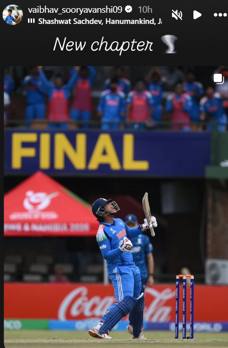 मैनचेस्टर में होगा वैभव सूर्यवंशी का डेब्यू? इंस्टाग्राम स्टोरी ने बढ़ाई फैंस की उम्मीदें 1 Screenshot 2026 07 04 092011