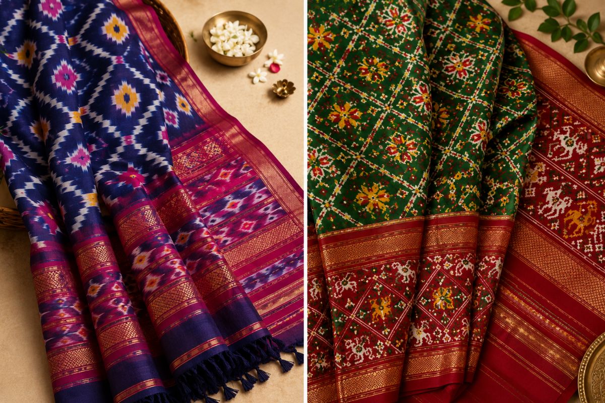 सिल्क साड़ी खरीदते समय न करें ये गलती, पहले समझें ये 6 सिल्क की पहचान 7 Silk Saree Guide 6