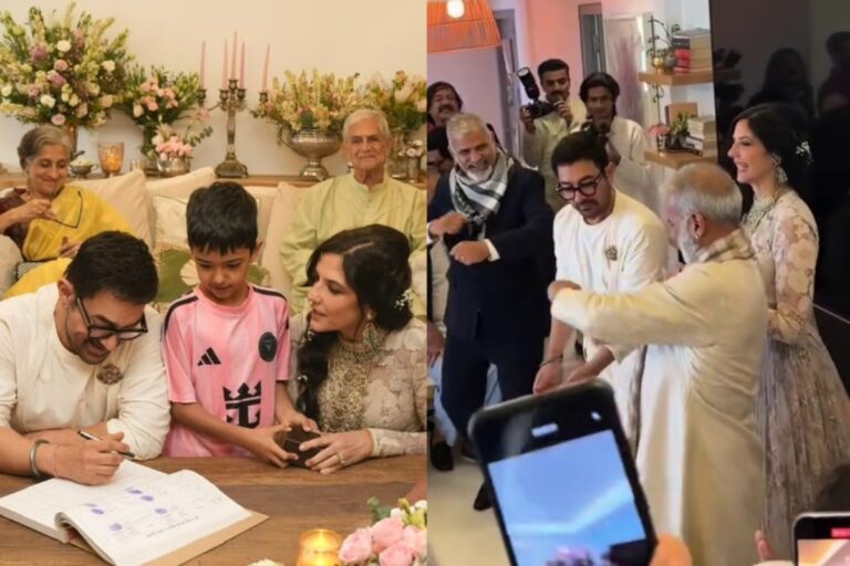 शादी के बाद पायल पहने दिखे आमिर खान, वायरल वीडियो देखा आपने