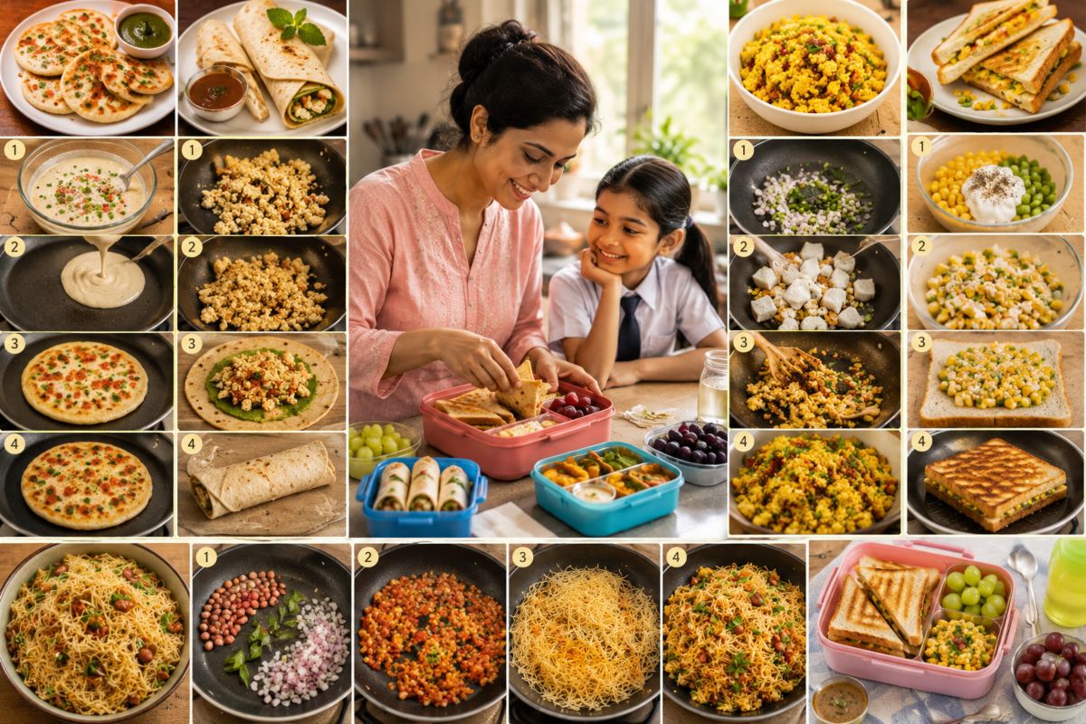 सुबह टिफिन को लेकर होती है टेंशन? 10 मिनट में बन जाएंगे ये 5 टेस्टी ऑप्शन, स्वाद ऐसा कि बच्चे हो जाएंगे आपके फैन 1 Instant Tiffin Recipes