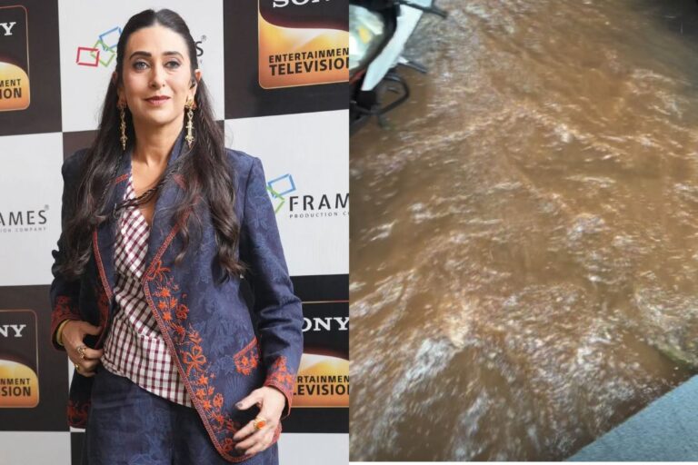 India’s Best Dancer 5 के सेट के बाहर घुटनों तक भरा पानी, फिर भी शूटिंग करने पहुंचीं करिश्मा कपूर, शेयर किया VIDEO