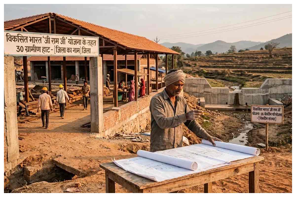 विकसित भारत 'जी राम जी' योजना के तहत जिले में बनेंगे 30 ग्रामीण हाट और 26 चेकडैम 1 Muzaffarpur News Ji Ram Ji Yojana 30 Rural Haats 26 Check Dams 125 Days Employment 1