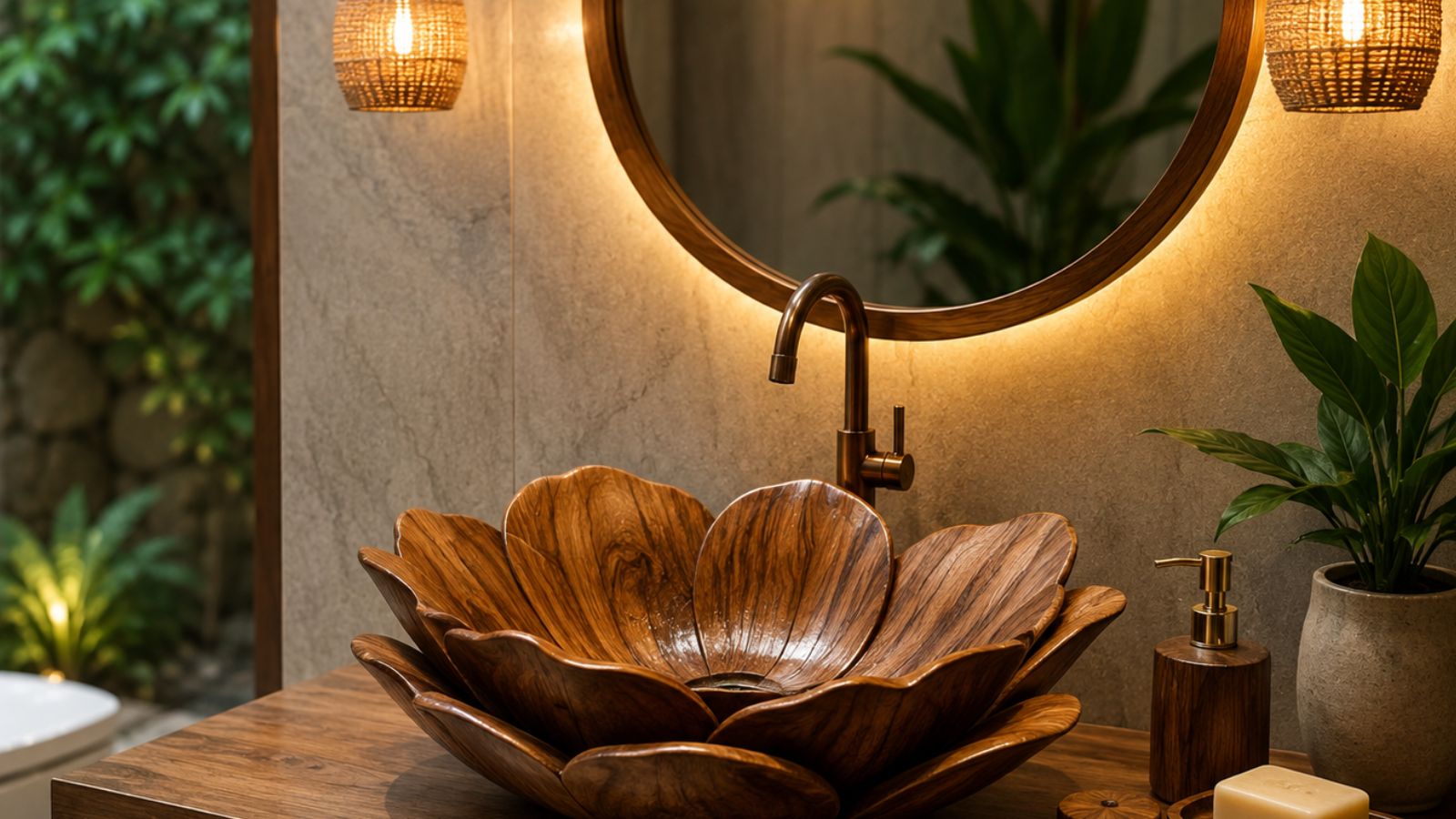 Wooden Wash Basin Designs, PC -AI