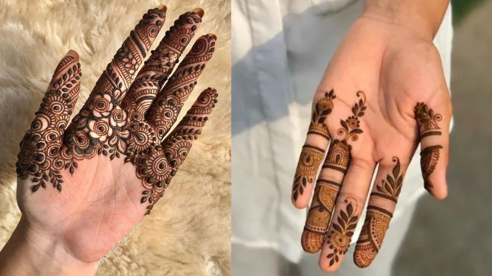 Finger Mehndi Design, PC- Social Media