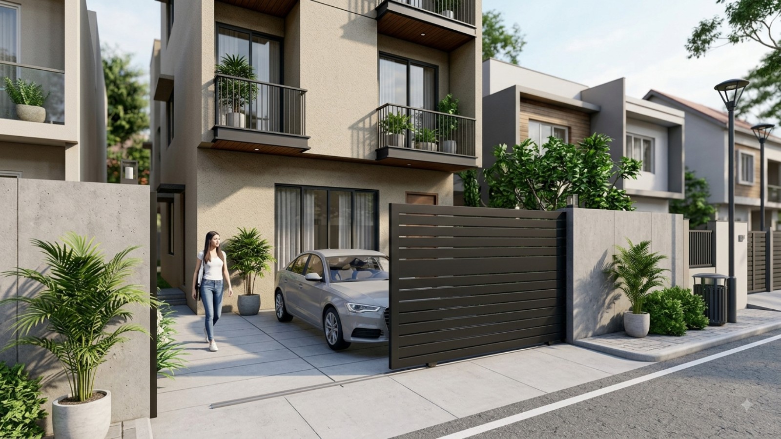 sliding main gate