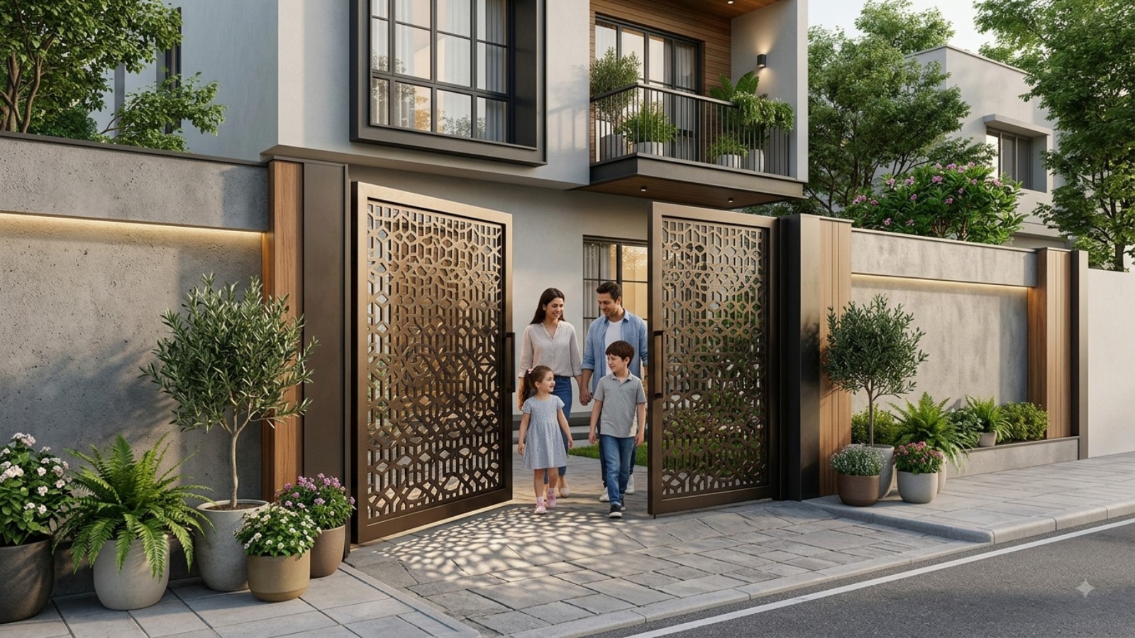 laser cut jali gate
