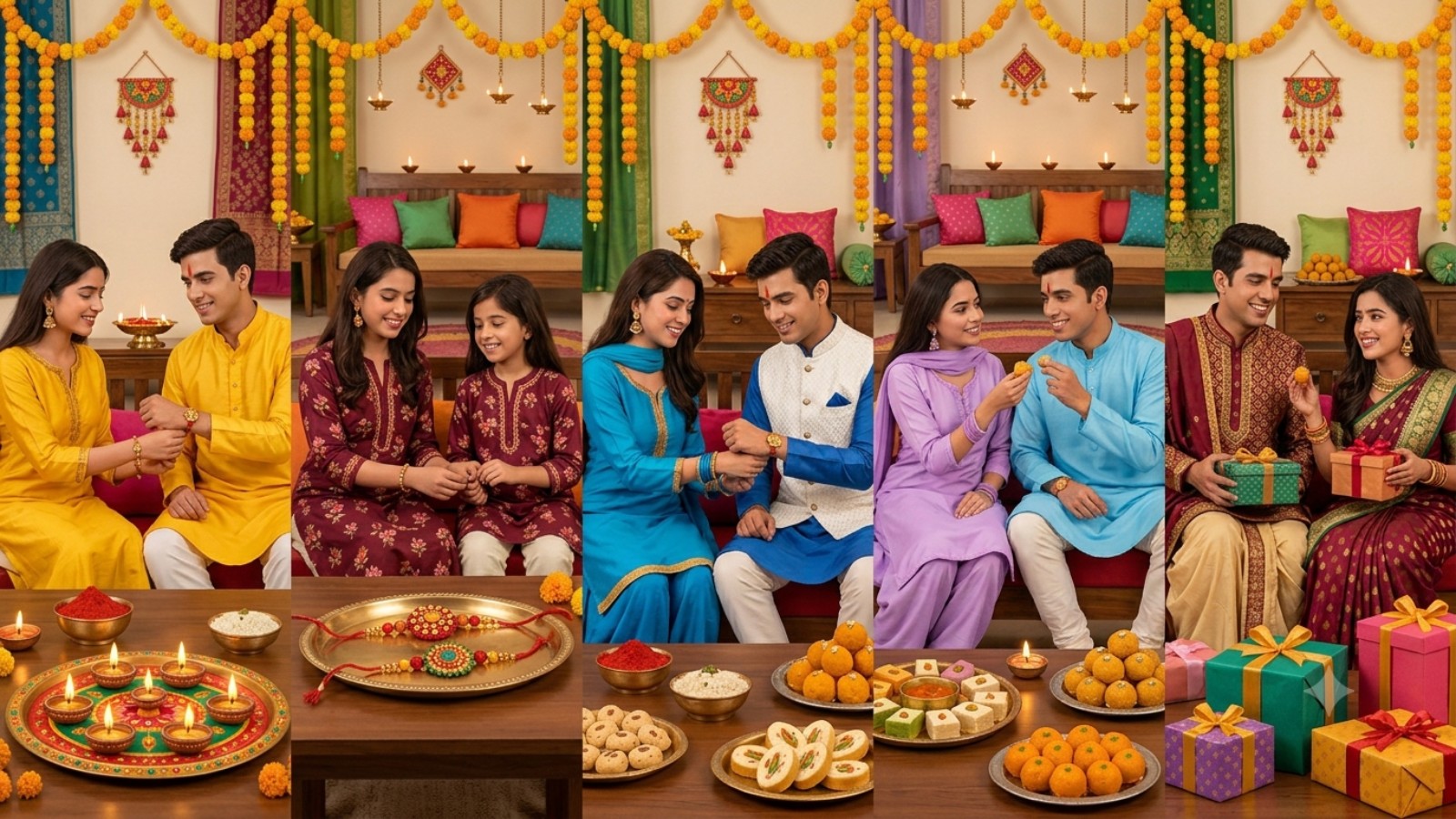 raksha bandhan matching outfit ideas