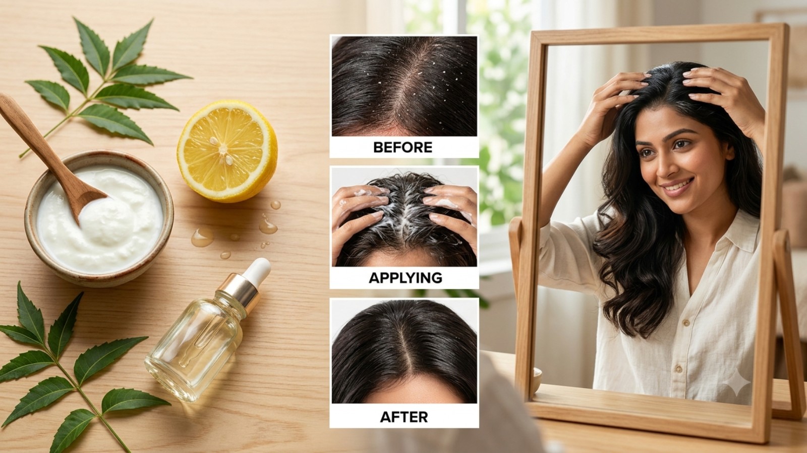 DIY Anti-Dandruff Hair Pack