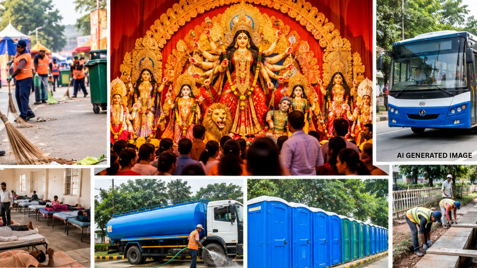 रांची में दुर्गा पूजा: निगम की खास तैयारी, 1200 सफाईकर्मी...
