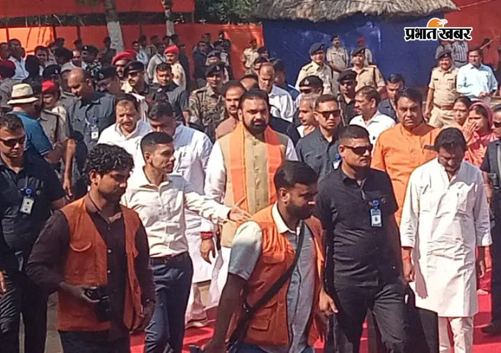 तेलडीहा दुर्गा मंदिर में मुख्यमंत्री द्वारा पूजा अर्चना करने का | Prabhat Khabar Network