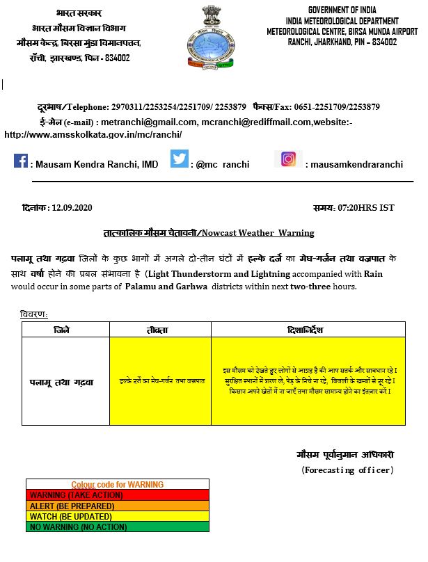 Weather Forecast LIVE Updates Today : दिल्ली-NCR में बढ़ी उमस वाली गर्मी, थोड़ी देर में झारखंड में बरसेंगे बादल, बिहार समेत मध्य भारत में भी भारी के आसार, जानें यूपी समेत अन्य राज्यों का हाल
