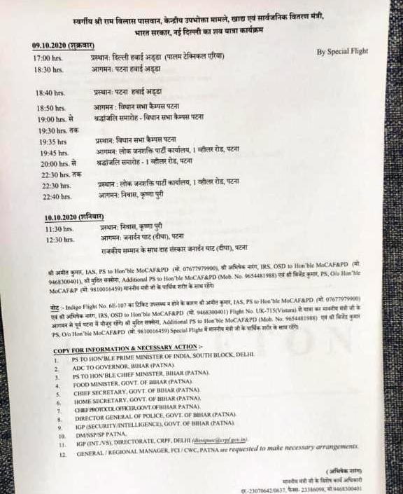 Ram Vilas Paswan RIP LIVE Updates: पंचतत्व में विलीन हुए रामविलास, जीतनराम मांझी ने की भारत रत्न देने की मांग