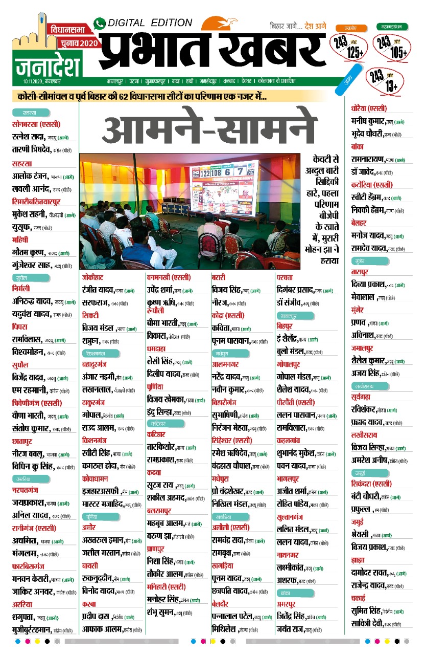 Bihar Election 2020 LIVE Updates: खगड़िया में मतों की गिनती जारी, हर सीट पर बदल रहे हालात, पढ़ें लेटेस्ट अपडेट