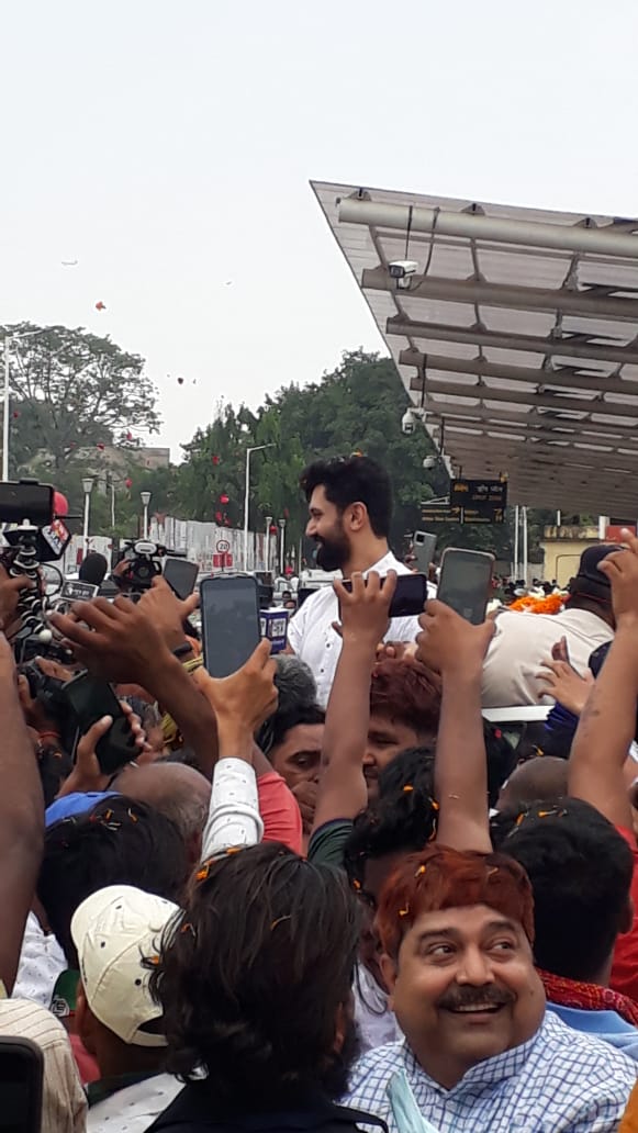 Chirag Paswan Ashirwad Yatra: Ram Vilas Paswan के कर्मभूमि हाजीपुर पहुंचे चिराग पासवान, कहा- 'चाचा पशुपति पारस को भी आना चाहिए'