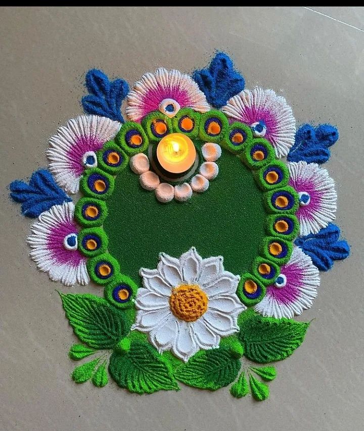 Diwali Simple Rangoli 2021: सरल रंगोली डिजाइन यहां से चुनें, इस दिवाली घर को सजाएं ट्रेंडी रंगोली से