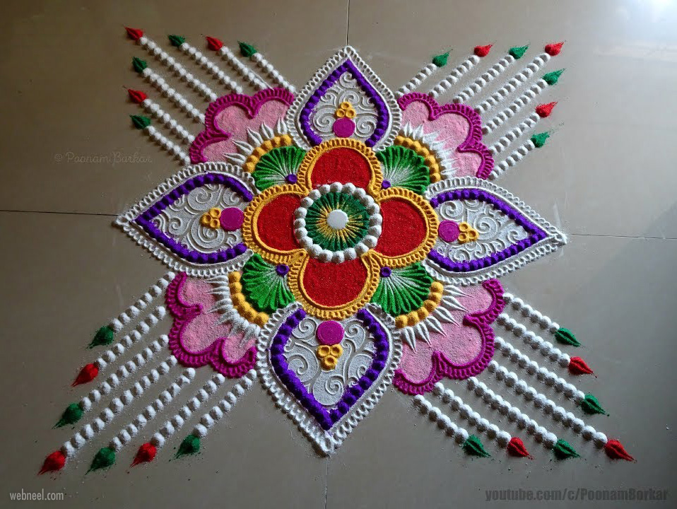 Diwali Simple Rangoli 2021: सरल रंगोली डिजाइन यहां से चुनें, इस दिवाली घर को सजाएं ट्रेंडी रंगोली से