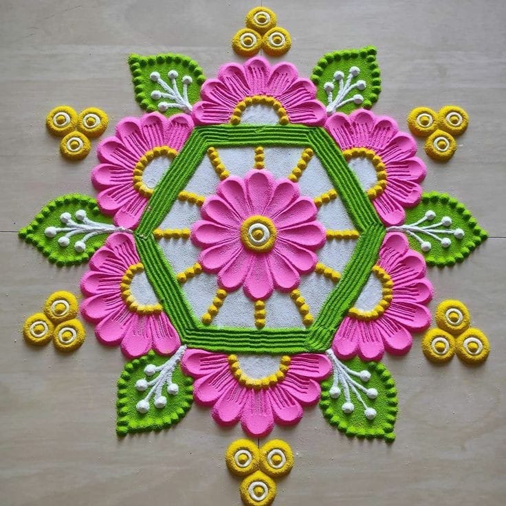 Diwali Simple Rangoli 2021: सरल रंगोली डिजाइन यहां से चुनें, इस दिवाली घर को सजाएं ट्रेंडी रंगोली से