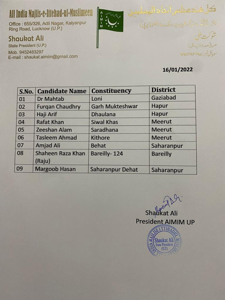 UP Chunav 2022 Live Updates: यूपी में AAP के 150 उम्मीदवारों की लिस्ट में सोशल इंजीनियरिंग, पढ़ें नाम