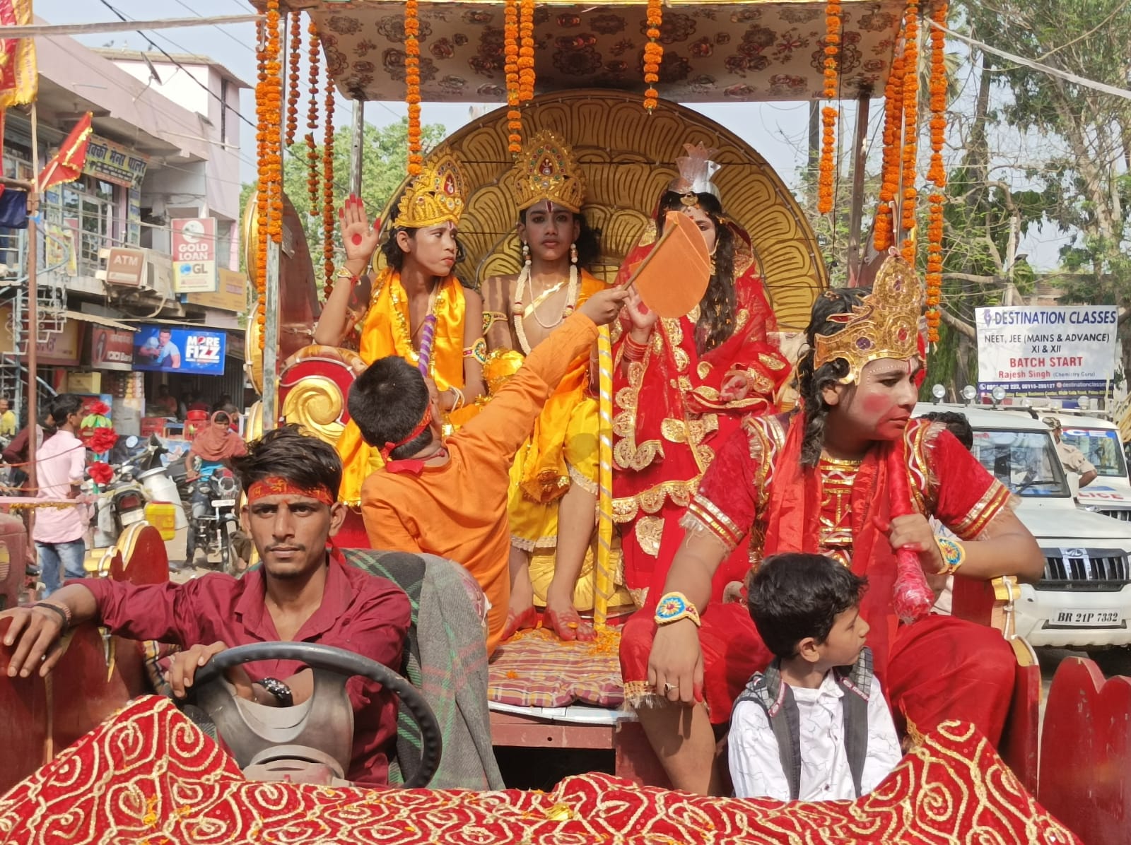 Ram Navami bihar Live: पटना के डाकबंगला चौराहा पहुंचे सीएम नीतीश कुमार, 45 झांकियां रही आकर्षण का केंद्र