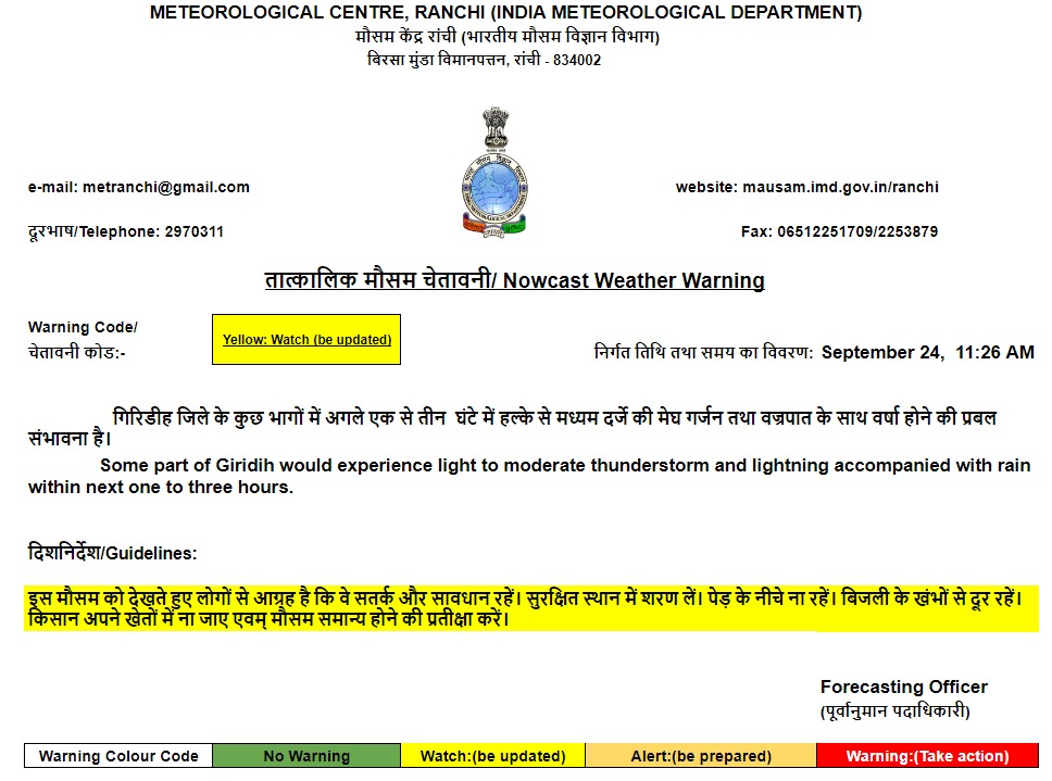 Weather Forecast: दिल्ली में होगी बारिश, जानें यूपी-बिहार सहित अन्य राज्यों के मौसम का हाल