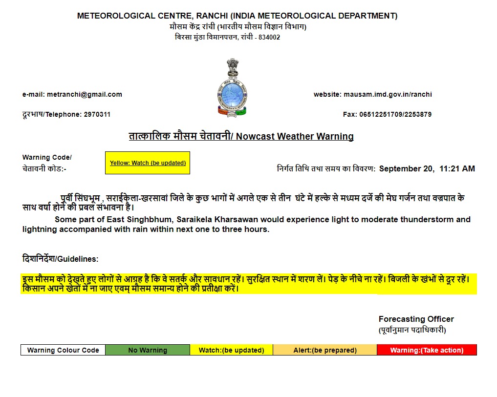 Weather Forecast Update: लो प्रेशर के कारण इन राज्यों में भारी बारिश, जानें आज का मौसम