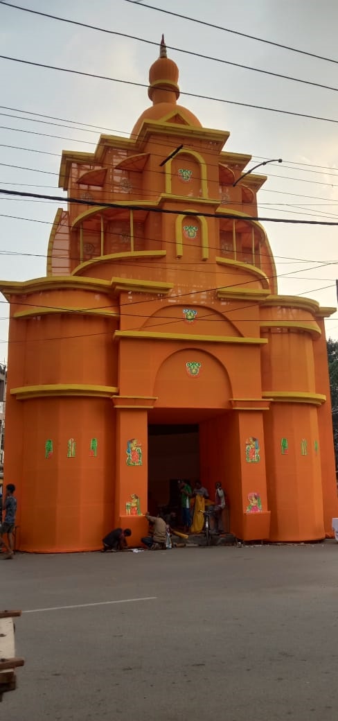 Bihar Durga Puja Live:डाक बंगला चौराहा स्थित पंडाल है खास,इंडोनेशिया के प्रम्बानन मंदिर के तर्ज पर है बना
